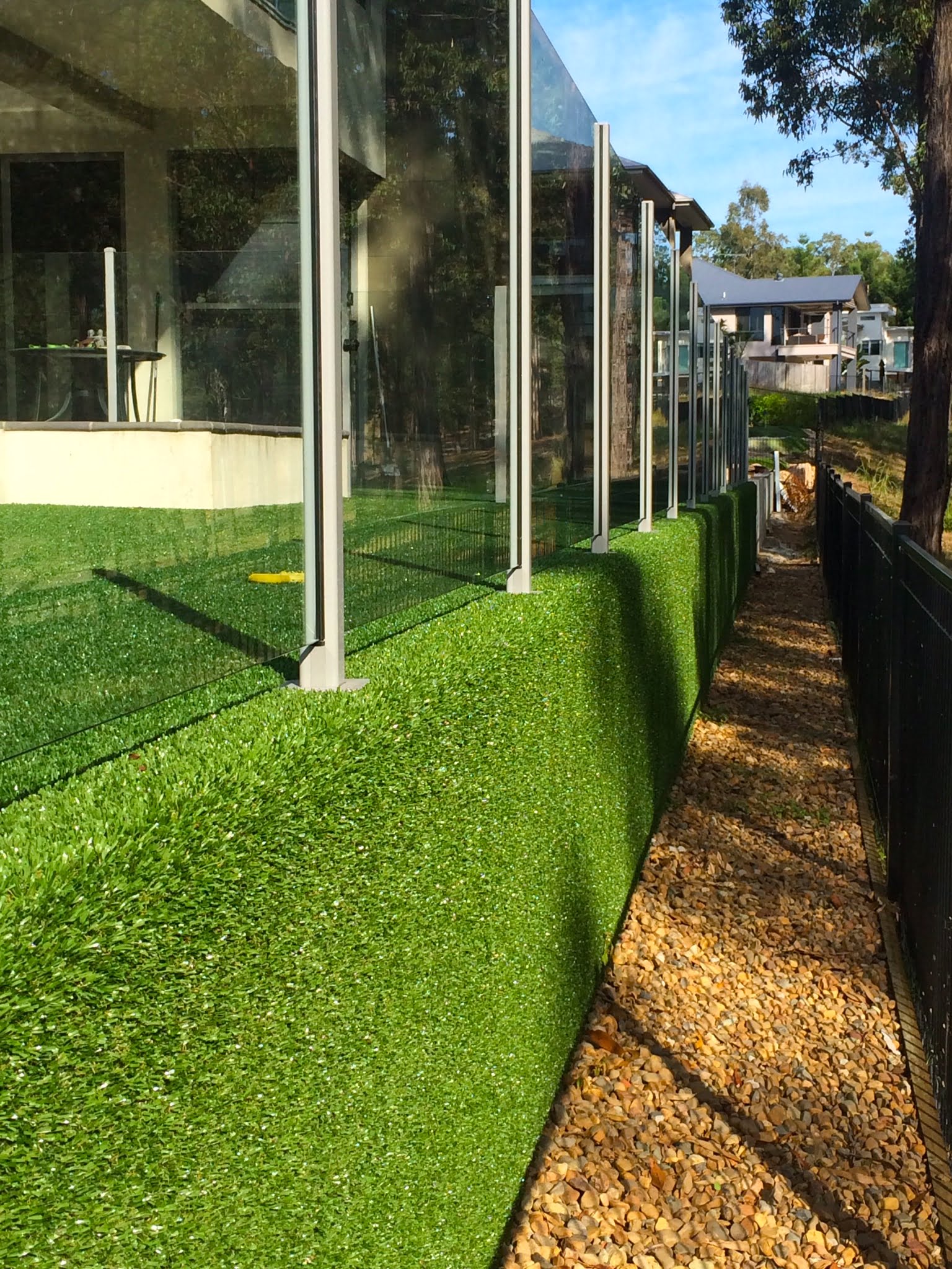 Artificial grass for a pub bar or restaurant